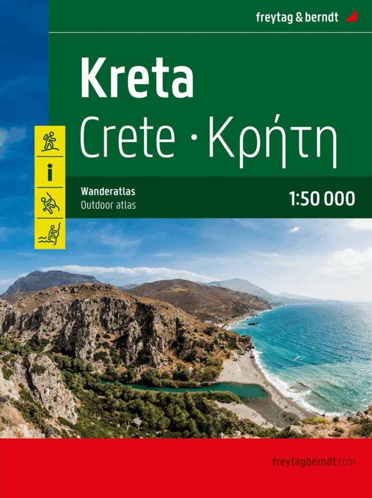 Freytag-Berndt, Freytag & Berndt - Crete Hiking Atlas 1:50,000, Häftad