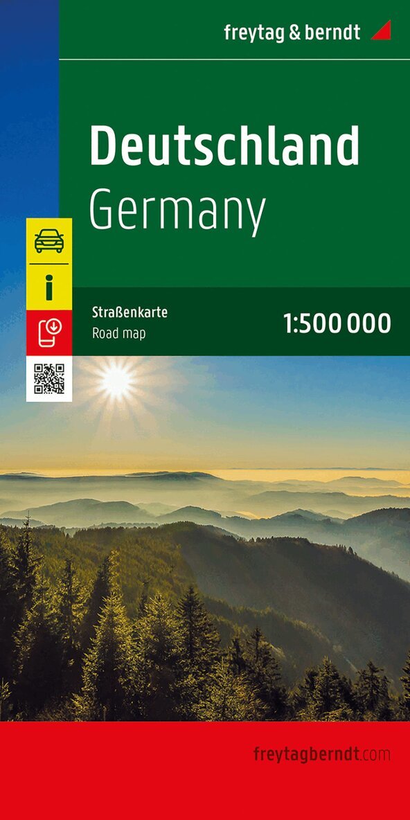 Freytag-Berndt, Freytag & Berndt - Germany, Road Map 1:500.000, Övrigt. Tillgänglighet: Lägg i varukorg