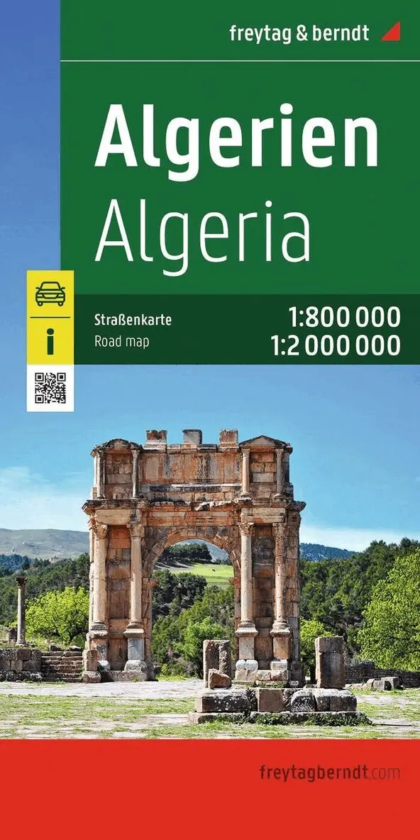 Algerien, Straßenkarte 1:800.000 - 1:2.000.000, freytag & berndt