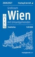 freytag & berndt Stadtatlas Wien Großraum, Städteatlas 2026/2027 1:20.000, Häftad. Tillgänglighet: Lägg i varukorg