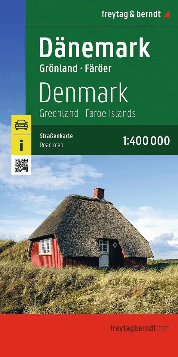 Denmark - Greenland - Faroe Islands, Road Map 1:400.000