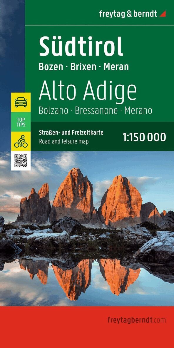 South Tyrol Road and Leisure Map