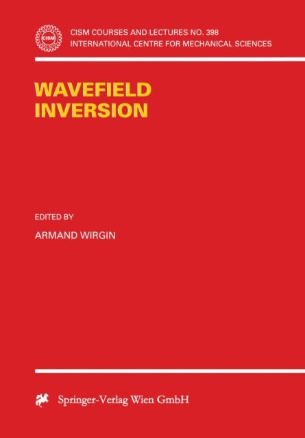 Armand Wirgin - Wavefield Inversion, E-bok