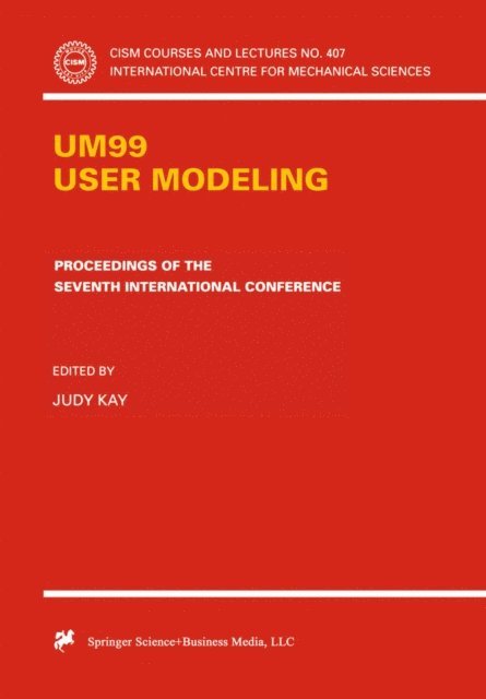 Judy Kay - UM99 User Modeling, E-bok