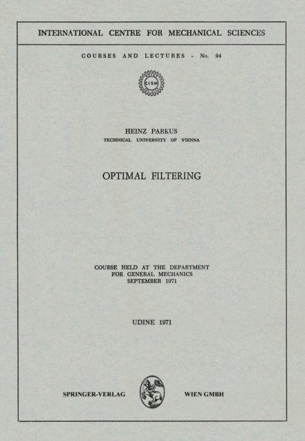 Heinz Parkus - Optimal Filtering, E-bok