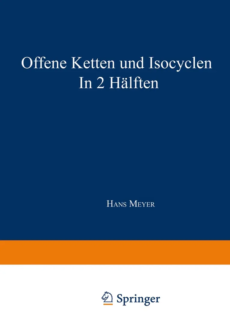 Dr. Hans Meyer - Synthese der Kohlenstoffverbindungen. Tillgänglighet: Lägg i varukorg