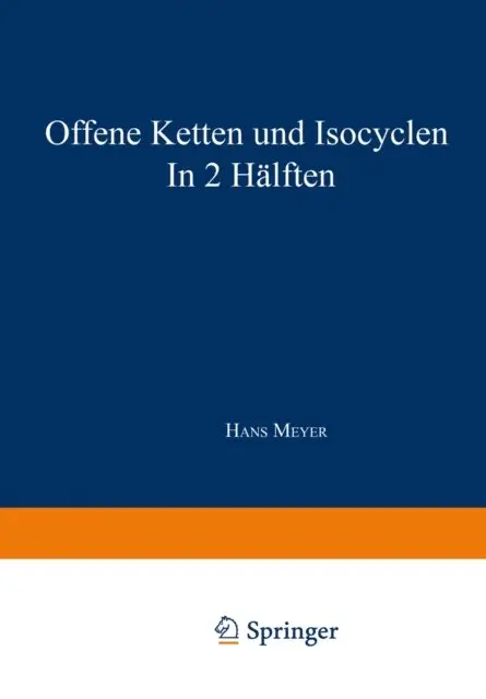 Dr. Hans Meyer - Synthese der Kohlenstoffverbindungen, E-bok. Tillgänglighet: Lägg i varukorg