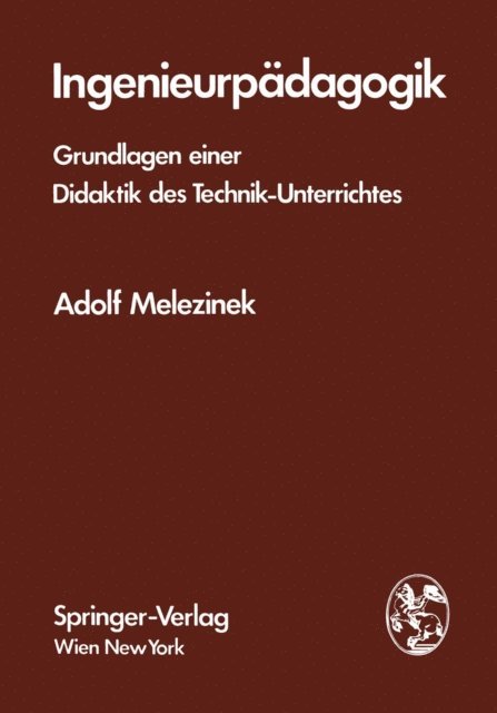 A. Melezinek - Ingenieurpädagogik, E-bok