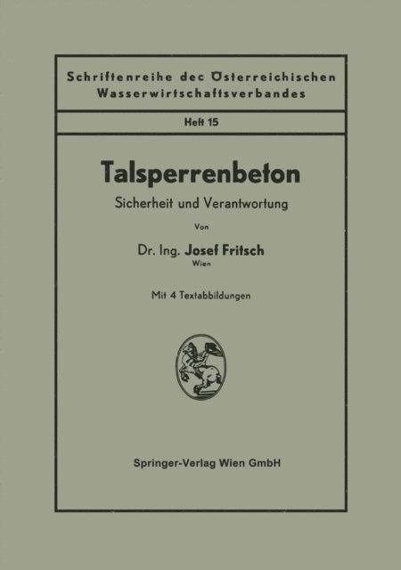 Josef Fritsch - Talsperrenbeton, E-bok. Tillgänglighet: Lägg i varukorg