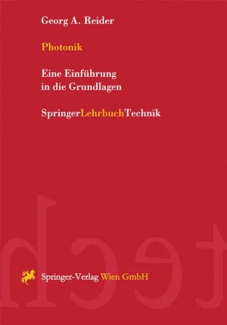 Georg A. Reider - Photonik, E-bok. Tillgänglighet: Lägg i varukorg