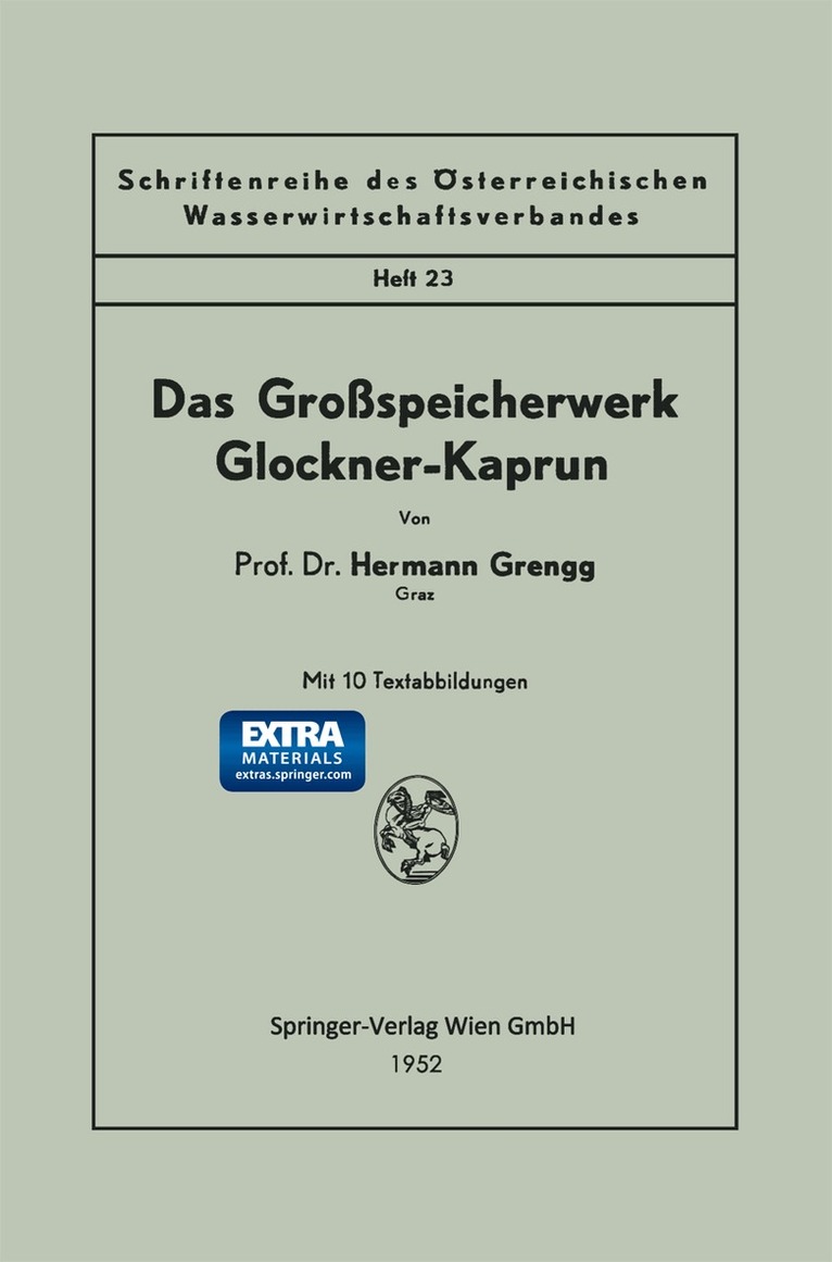 Hermann Grengg - Das Großspeicherwerk Glockner-Kaprun, Häftad. Tillgänglighet: Lägg i varukorg