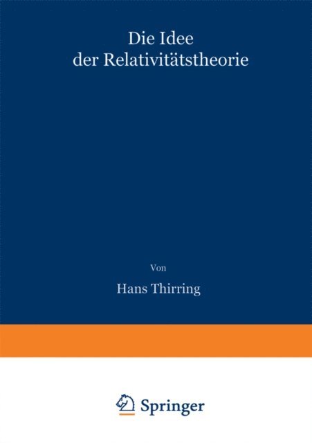 Hans Thirring - Die Idee der Relativitätstheorie, E-bok. Tillgänglighet: Lägg i varukorg