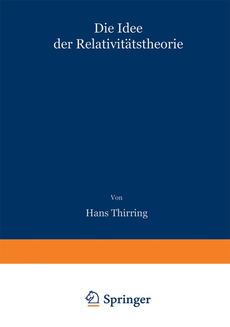 Hans Thirring - Die Idee der Relativitätstheorie, Häftad. Tillgänglighet: Lägg i varukorg