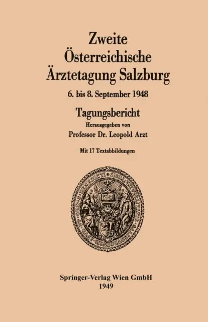 Leopold Arzt - Salzburg, 6. bis 8. September 1948, E-bok. Tillgänglighet: Lägg i varukorg