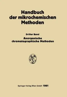 Gerald Kainz, Michael Lederer - Anorganische Chromatographie und Elektrophorese, Häftad. Tillgänglighet: Lägg i varukorg