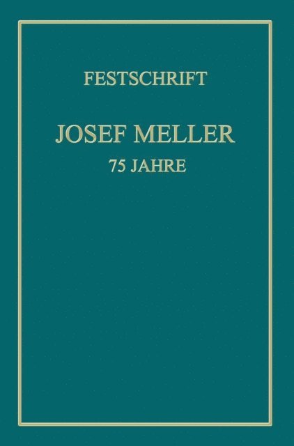 NA NA - Festschrift Josef Meller, E-bok