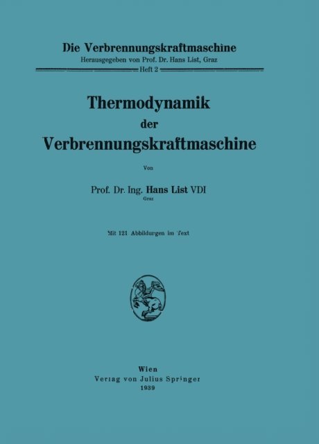 Hans List - Thermodynamik der Verbrennungskraftmaschine, E-bok