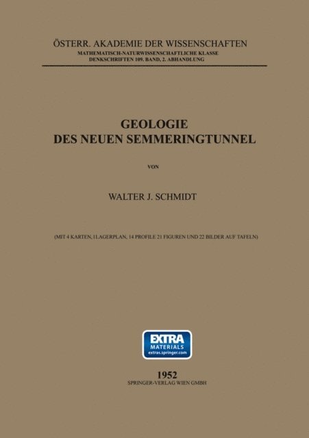 Walter J. Schmidt - Geologie des Neuen Semmeringtunnel, E-bok