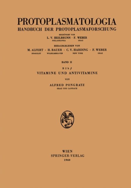 Alfred Pongratz - Vitamine und Antivitamine, E-bok