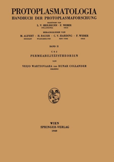 Runar Collander, Veijo Wartiovaara - Permeabilitätstheorien, E-bok