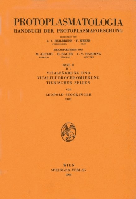 Leopold Stockinger - Vitalfärbung und Vitalfluorochromierung Tierischer Zellen, E-bok