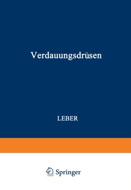 Otto Lubarsch, Otto Henke - Verdauungsdrüsen, E-bok