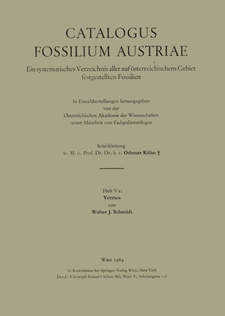 Walter J. Schmidt - Vermes, E-bok