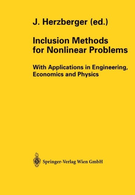 Jurgen Herzberger - Inclusion Methods for Nonlinear Problems, E-bok