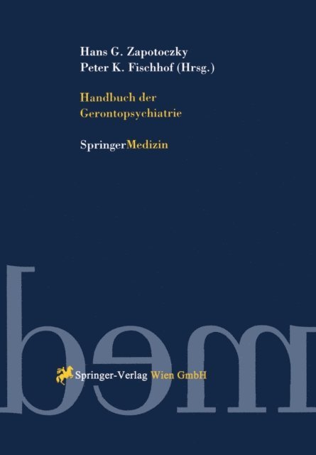 Kurt Peter Fischhof, Hans Georg Zapotoczky - Handbuch der Gerontopsychiatrie, E-bok. Tillgänglighet: Lägg i varukorg