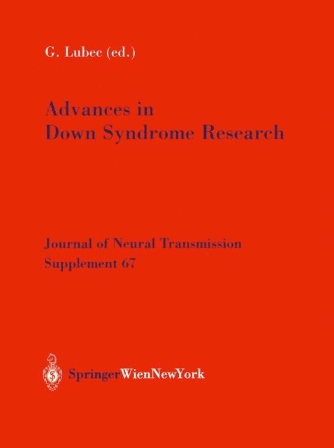 Gert Lubec - Advances in Down Syndrome Research, E-bok