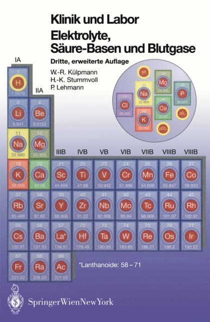 Paul Lehmann, Hans-Krister Stummvoll, Wolf-Rudiger Kulpmann - Klinik und Labor Elektrolyke, Säure-Basen und Blutgase, E-bok