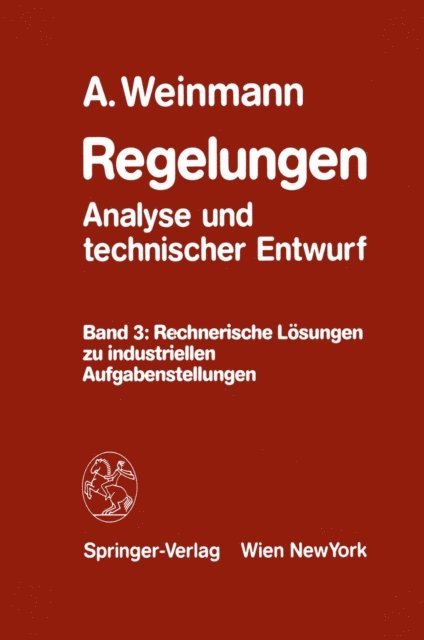 Alexander Weinmann - Regelungen Analyse und technischer Entwurf, E-bok