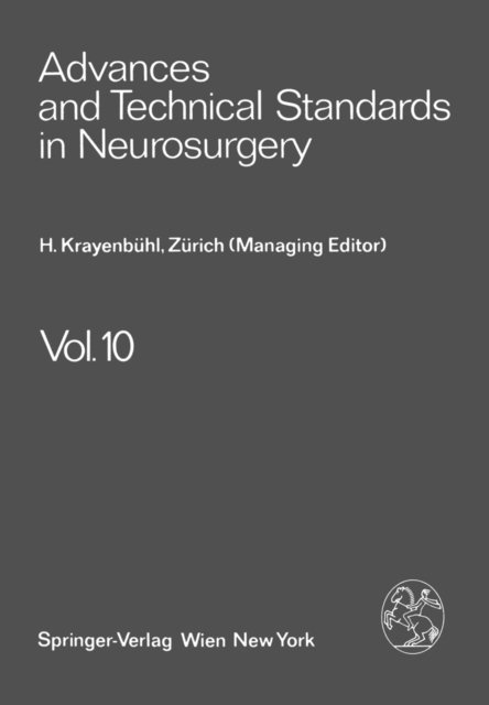 M. G. Ya?argil, H. Troupp, L. Symon, B. Pertuiset, S. Mingrino, F. Loew, J. Brihaye, H. Krayenbuhl - Advances and Technical Standards in Neurosurgery, E-bok