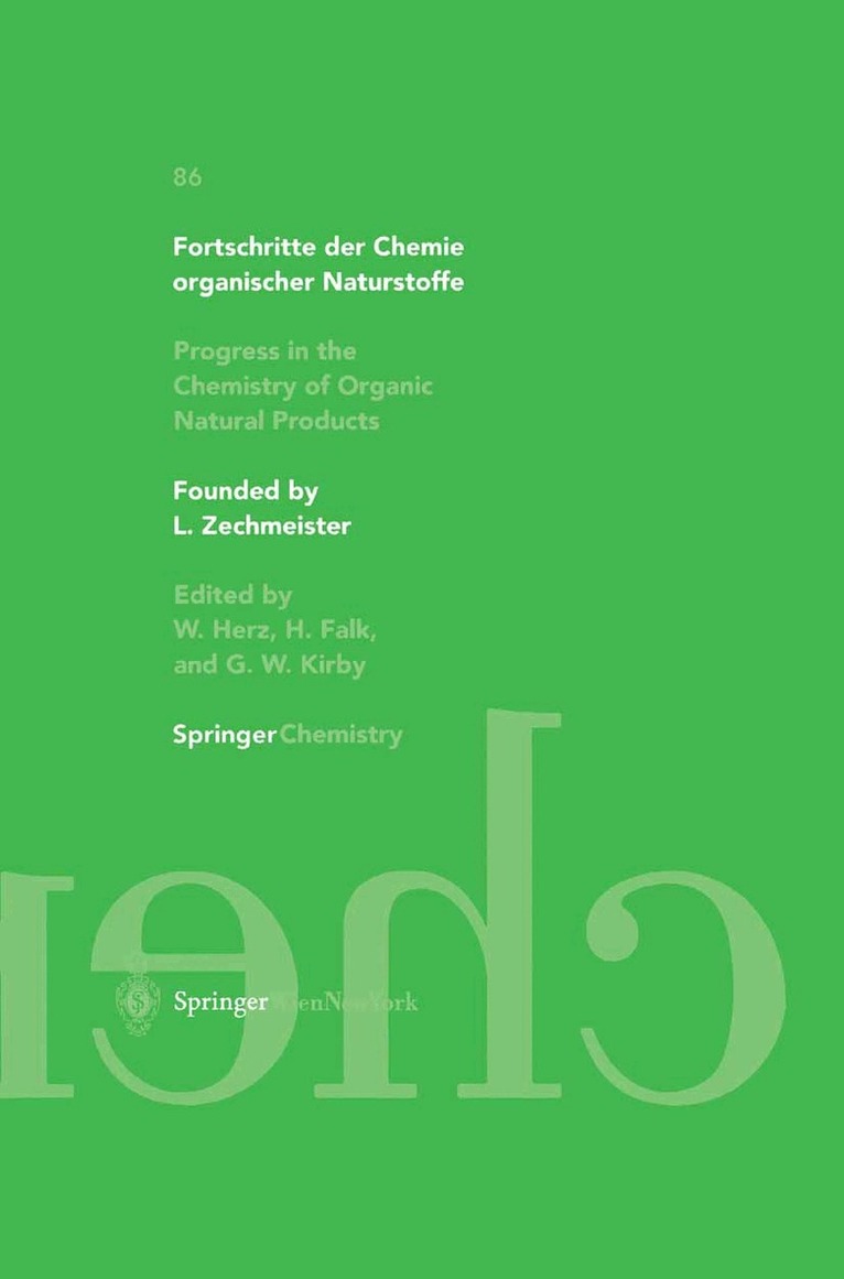 Fortschritte der Chemie organischer Naturstoffe / Progress in the Chemistry of Organic Natural Products 86, Häftad