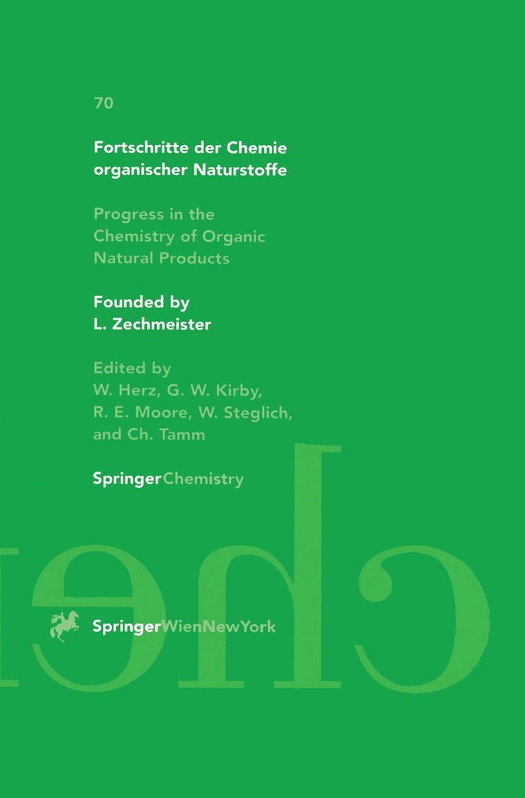 Fortschritte der Chemie organischer Naturstoffe Progress in the Chemistry of Organic Natural Products, Häftad