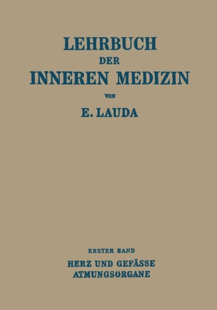 Ernst Lauda - Lehrbuch der Inneren Medizin, E-bok