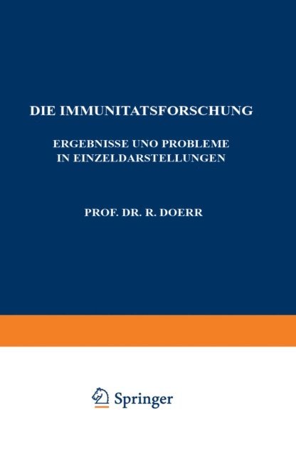 Robert Doerr, Robert Doerr - Die Immunitätsforschung, E-bok