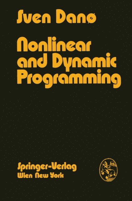 S. Dano - Nonlinear and Dynamic Programming, E-bok