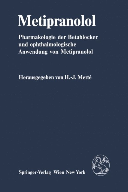 H.-J. Merte - Metipranolol, E-bok