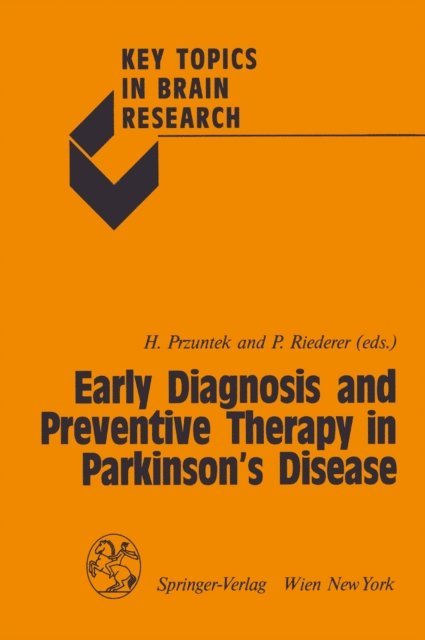 Peter Riederer, Horst Przuntek - Early Diagnosis and Preventive Therapy in Parkinson's Disease, E-bok