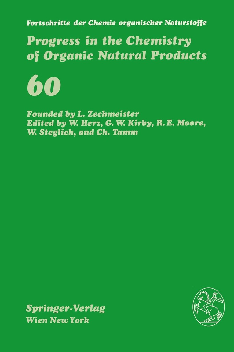Fortschritte der Chemie organischer Naturstoffe / Progress in the Chemistry of Organic Natural Products, Häftad