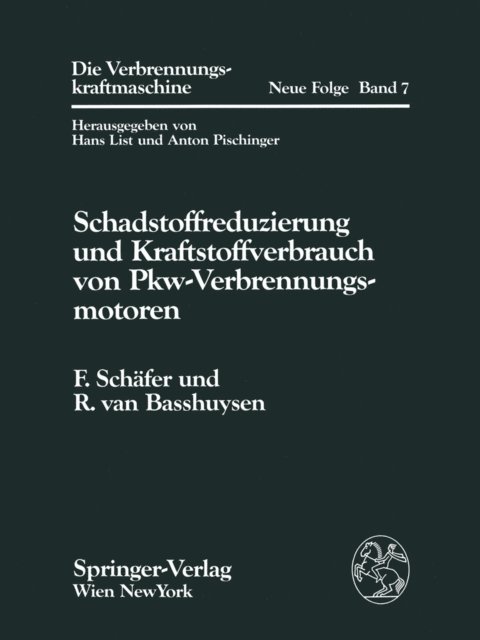 Richard van Basshuysen, Fred Schafer - Schadstoffreduzierung und Kraftstoffverbrauch von Pkw-Verbrennungsmotoren, E-bok