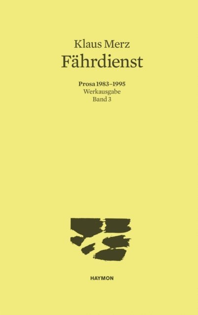 Klaus Merz, Markus Bundi - Fährdienst, E-bok