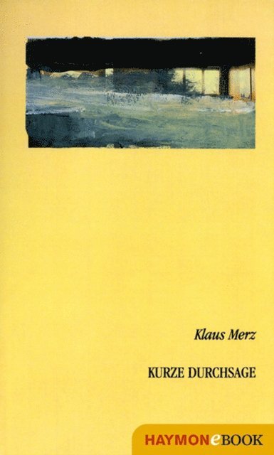 Klaus Merz - Kurze Durchsage, E-bok