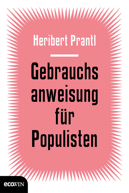 Heribert Prantl - Gebrauchsanweisung für Populisten, E-bok