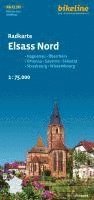 Alsace North cycle map