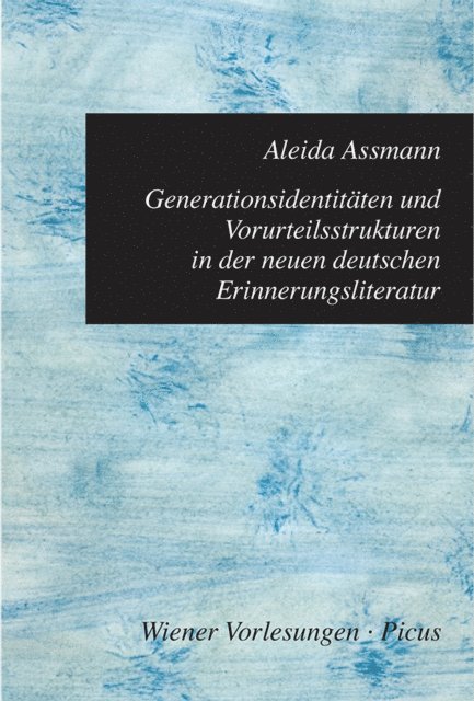 Aleida Assmann - Generationsidentitäten und Vorurteilsstrukturen in der neuen deutschen Erinnerungsliteratur, E-bok