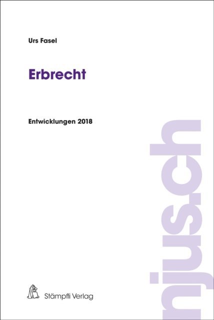 Urs Fasel - Erbrecht, E-bok