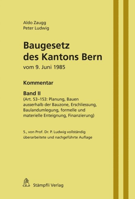 Aldo Zaugg, Peter Ludwig - Baugesetz des Kantons Bern, E-bok