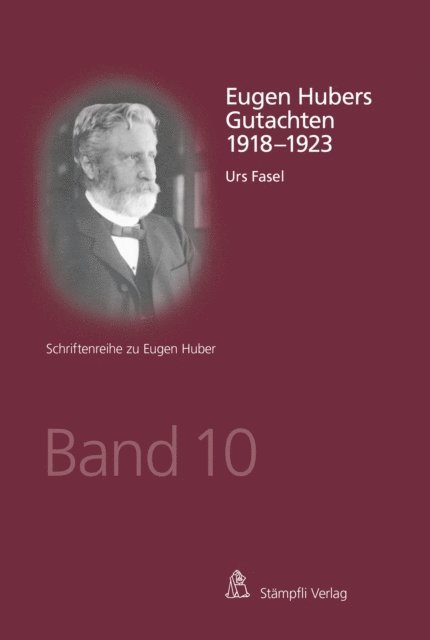 Urs Fasel - Eugen Hubers Gutachten 1918 - 1923, E-bok. Tillgänglighet: Lägg i varukorg